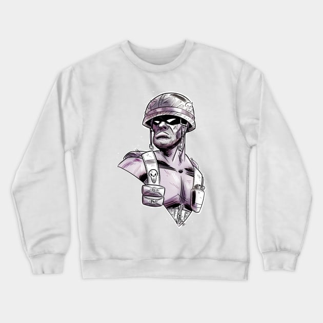 Ghost Soldier Crewneck Sweatshirt by Mason Comics